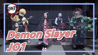 Demon Slayer|[COSPLAY]JO1-Infinitely large [DD flip jump]