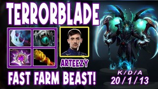 Arteezy Terrorblade Hard Carry Highlights Gameplay with 20 KILLS | FAST FARM BEAST! | Dota 2 Expo TV