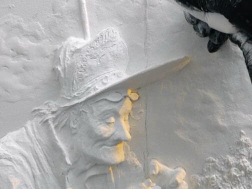 Artistic Relief Sculpture Creation