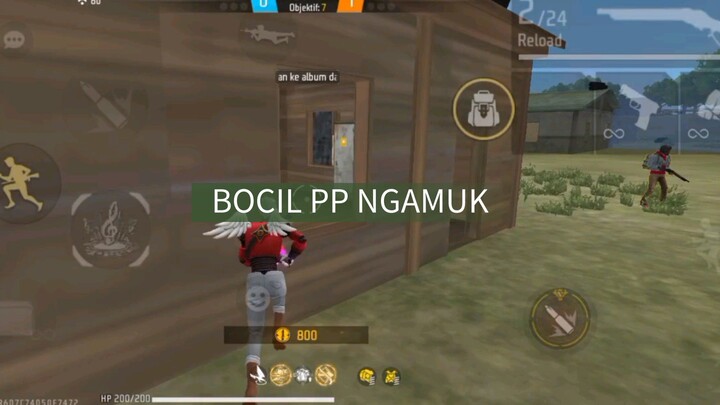 BOCIL FF NGAMUK! Pake Senjata Ini Auto Rata Lobby!