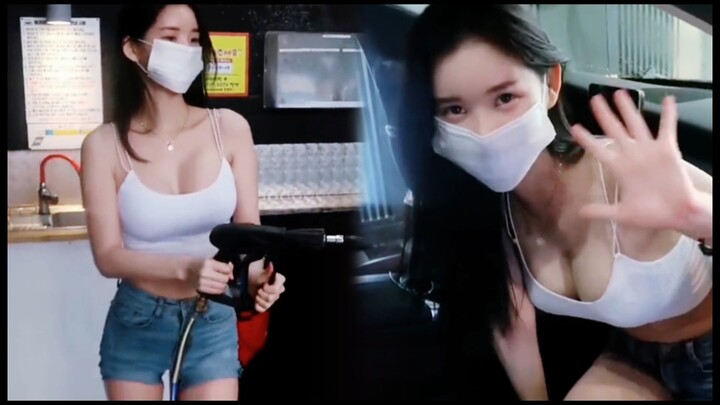 麻烦先往洗车卡里充十万，老板娘洗得真干净！