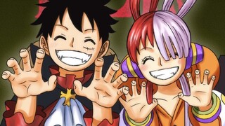 Khoảnh khắc ngọt ngào của Luffy và Uta