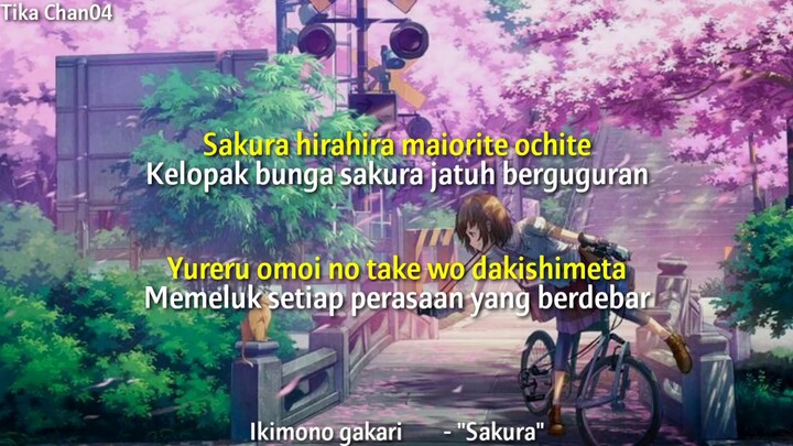 Sakura_Ikimono gakari [Lirik+terjemah]