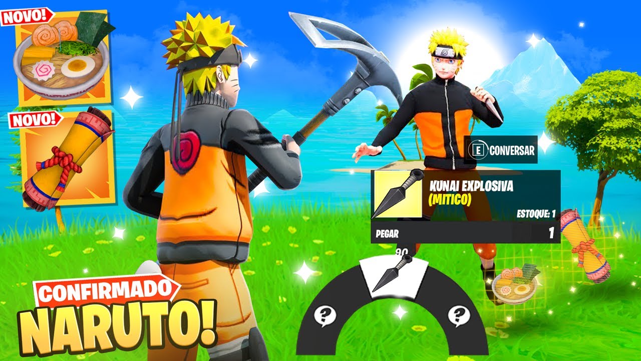 Naruto chega ao Fortnite cheio de acessórios - Giz Brasil