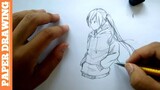 Speed drawing anime time lapes
