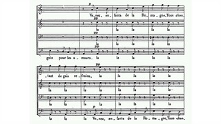 Camille Saint-Saens - Saltarelle for male chorus Op. 74 (audio + sheet music)