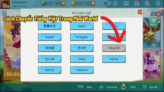 MINI WORLD : Hướng Dẫn Chuyển Từ Tiếng Anh Sang Tiếng Việt Trong Mini World