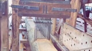 400年历史的锯木风车