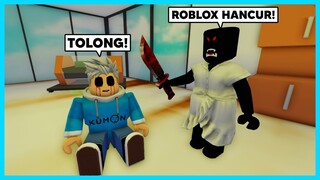 SEREM! HACKER INI AKAN HANCURKAN ROBLOX TAPI AKU LAWAN - ROBLOX