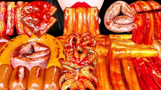 Mukbang) Spicy Octopus Tteokbbokki & Kielbasa Sausage, Various Sausages Cooking *Korean food 먹방
