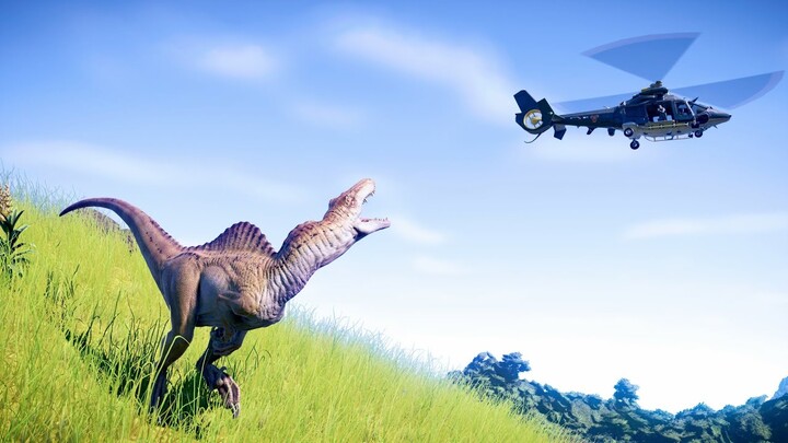 Carnotaurus & Spinoraptor TERRORIZE - Jurassic World Evolution