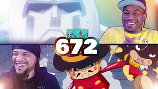 Soldiers True Identity - One Piece Episode 672 Reaction