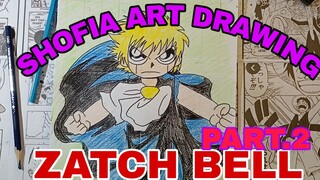 drawing anime ZATCH BELL part. 2