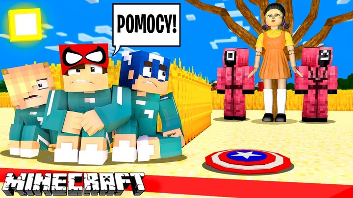 😱 GRAMY w NOWĄ STRASZNĄ GRĘ W SQUID GAME?! - MINECRAFT RODZINKA