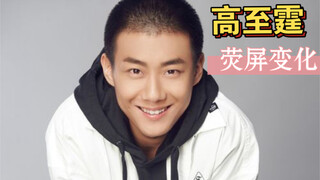 高至霆，从影以来荧屏变化，这是走演技派路线的