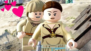 Kid Anakin Flirts With Padme - LEGO Star Wars: The Skywalker Saga