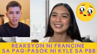 Francine may mensahe kay Kyle sa pag-pasok nya sa PBB house.