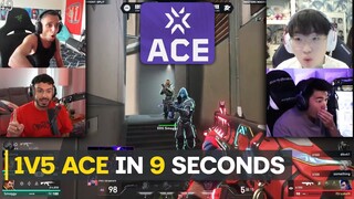 Streamers React To PRX f0rsakeN's IMPOSSIBLE 1v5 1HP Ace Clutch