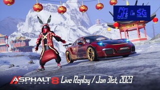 [Asphalt 8: Airborne (A8)] The Final Treasure Rush | Live Stream Replay | January 31st, 2023, UTC+08