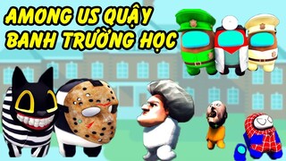 GTA 5 - Tổng hợp lớp học Among Us - Từ học sinh cá biệt đến tù nhân, nhân viên ăn chặn | GHTG