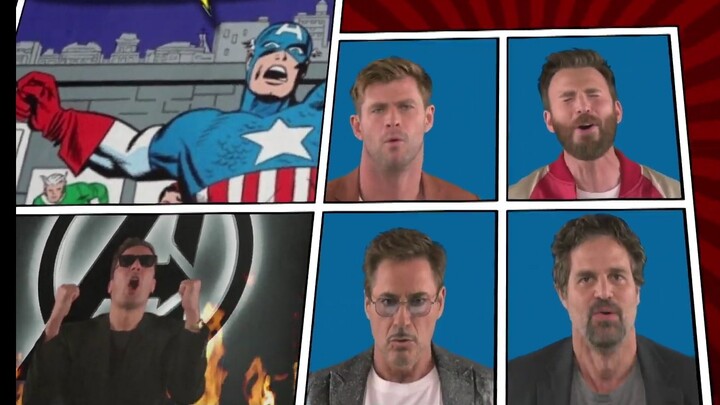 [The Avengers Mega-Collab is Back! Cast Sings “We Didn’t Start the Fire” Together]