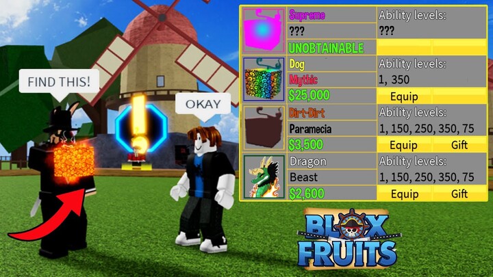 Whatever Fruit You Find, I'll Pay For - (Blox Fruits)