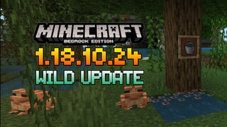 มาแล้ว Minecraft PE 1.18.10.24 Build 4 เพิ่ม Frog กบ จาก The Wild Update 1.19