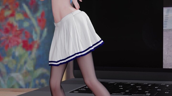 【blender】HAKU: My heart is beating like a deer when I meet you!!