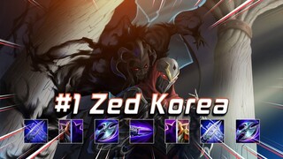 GOD of Zed MONTAGE Ep.13 -  Zed99 #1 Zed KR  Plays 2020 League of Legends LOLPlayVN 4k