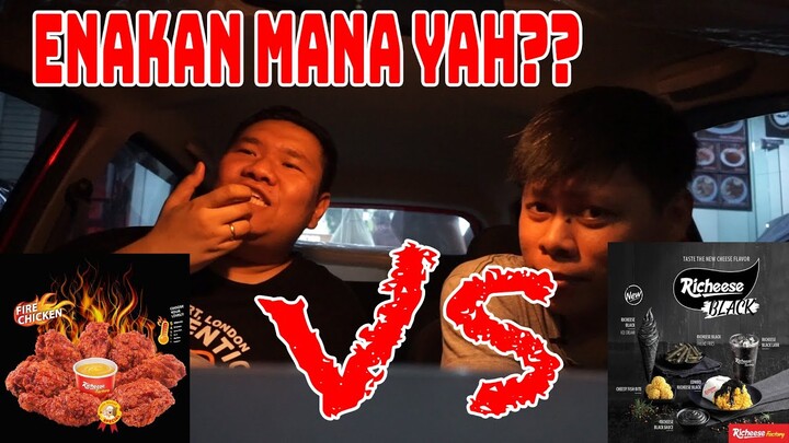 RICHEESE BLACK DARI RICHEESE FACTORY! HITAM SEMUA, UNTUK RASANYA BAGAIMANA?