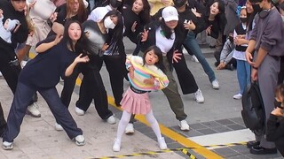 釜山街头随舞antifragile的天赋型选手