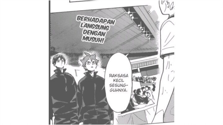 Hinata Vs Hoshiumi - Haikyuu!! Penentuan siapa raksasa kecil yang sesungguhnya ( Chapter 338)