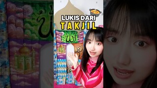 LUKIS DARI KATA "TAKJIL??" 🍲 #RamadanOnShorts2024 #LukiSama #OliviaValent