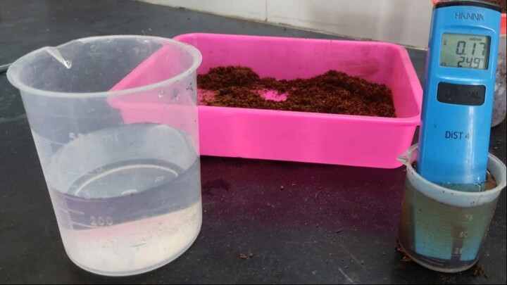 Westernghats Coco Peat Block Ec Test Video