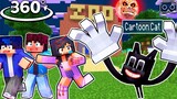 APHMAU Saving Friends from CARTOON CAT at the ZOO - Minecraft 360°
