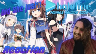 HOLOMEMES REWIND 2020 [1/5] Reaction (These Girls Are Crazy!!)