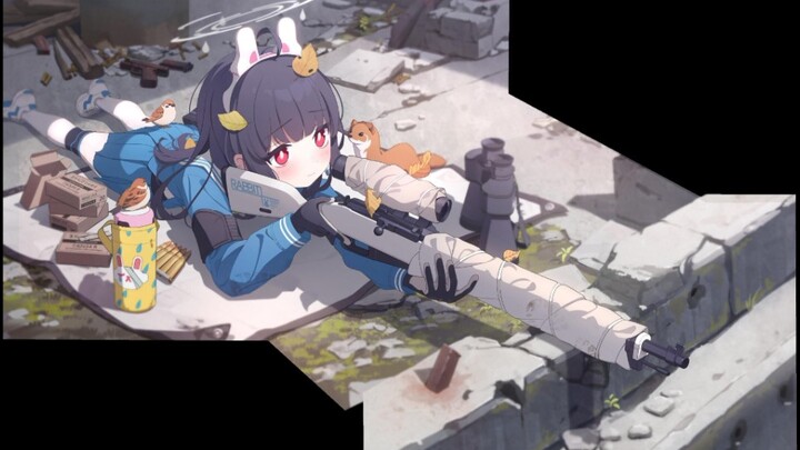 Azure Files, the new character of Bunny Squad - Garbage Bucket Skill Show