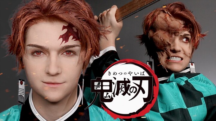 Have you given up on learning how to imitate Tanjiro's special effects makeup with stockings? [ONLee