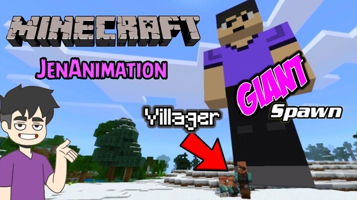 Giant JENANIMATION SPAWNED in MINECRAFT || Free Download