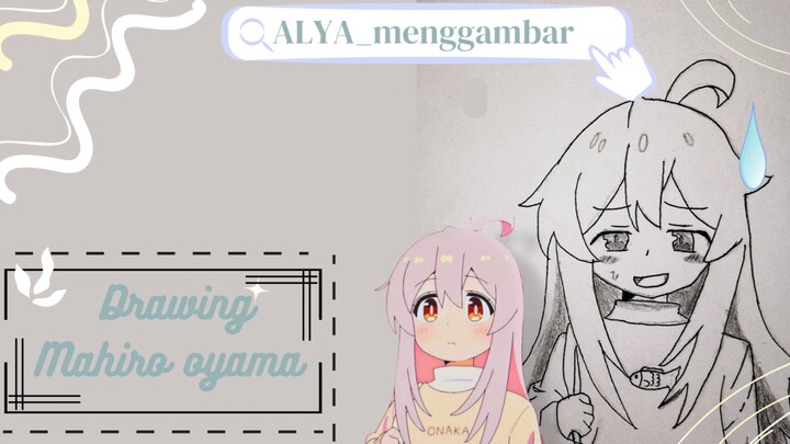 haloo semuanya🙌, hari ini aku menggambar mahiro oyama✨, kira kira itu husbu atau waifu yaa?🧐🧐