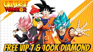 Baru RILIS! Game DRAGON BALL Terbaru FREE VIP 7 & DIAMOND 100K - UNIVERSE WARRIOR WISH OF DRAGON