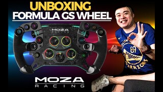 Unboxing BRAND NEW MOZA Racing DD Formula GS Wheel