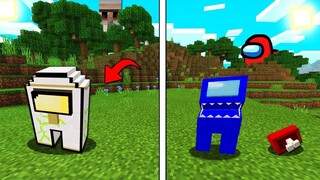 เมื่อ!! ม็อบในมายคราฟ กลายเป็น ตัวละคร อมองอัส!!😲 - ( Minecraft Among Us : Cosplayed Mobs )