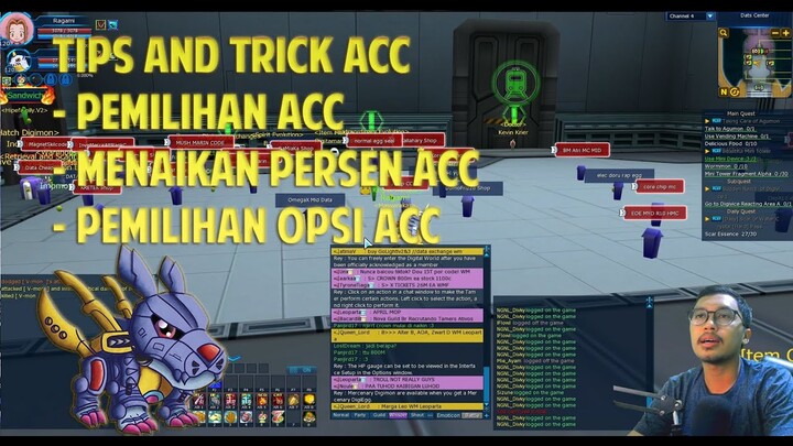 TIPS AND TRICK (GUIDE) NEWBIE UPGRADE STATUS DIGIMON PART 1 :  ACCESSORIES - Digimon Master Online
