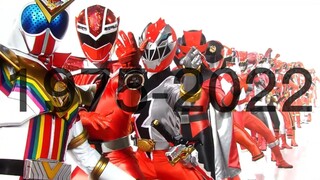 All red sentai | Tribute (1975-2022)