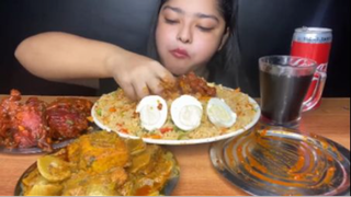 MUKBANG ASMR cơm thịt gà nướng trứng #asmr #mukbang