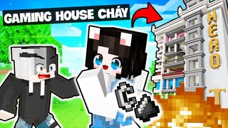 Siro hốt hoảng vì Mèo Simmy suýt làm CHÁY GAMING HOUSE CỦA HERO TEAM trong MINECRAFT