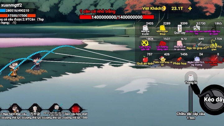 cau cá vạn cân combo