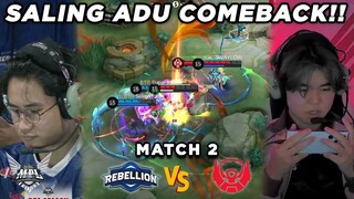 Pertempuran Tiada Henti Dari Robot Merah & Banteng Biru!! Saling Comeback!! - BTR vs RBL Match 2
