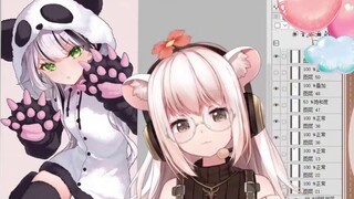 Hamster bisa menggambar begitu banyak gambar indah hanya dengan satu matanya! Penglihatan paman kedu